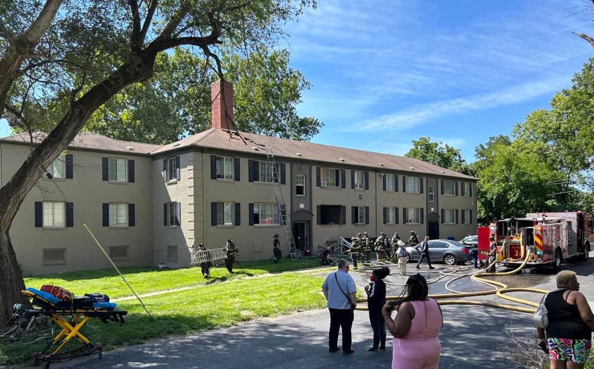 No Injuries Following Fire At Kansas City Apartment Complex