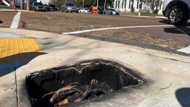Repairs on the way after someone set fire to equipment, knocking out traffic lights near city hall - Vimarsana News