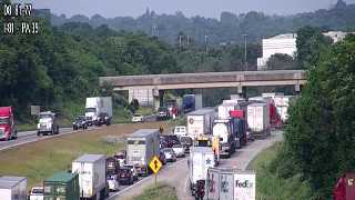 Update: Crash on Interstate 81 injures two in Dauphin County