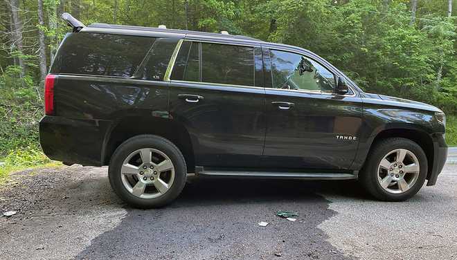 SUV vandalized at 'foothill' trail