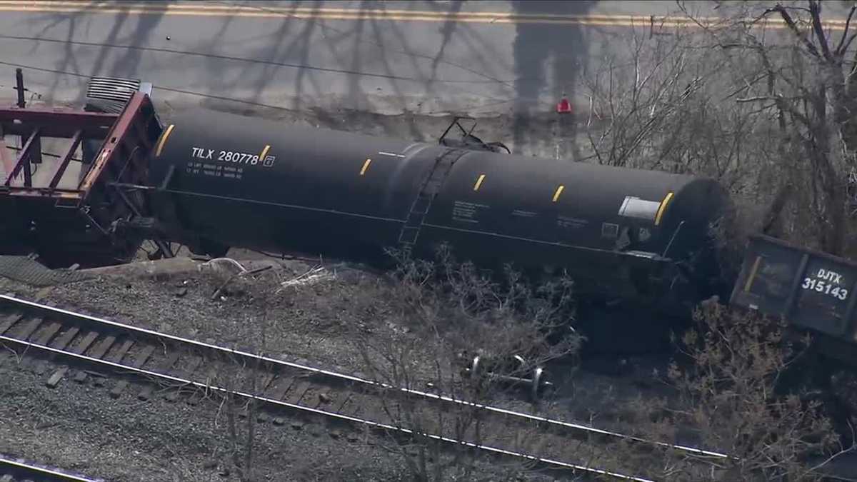 Train derailment in Baltimore