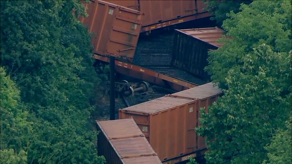 Pennsylvania freight train derailment in Whitemarsh Township