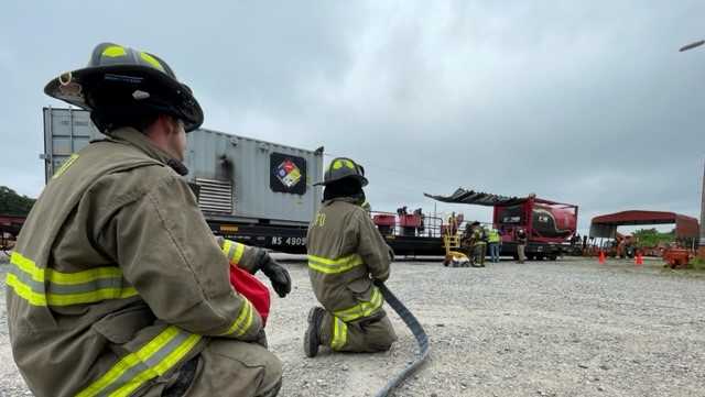Local first responders received railroad hazmat training