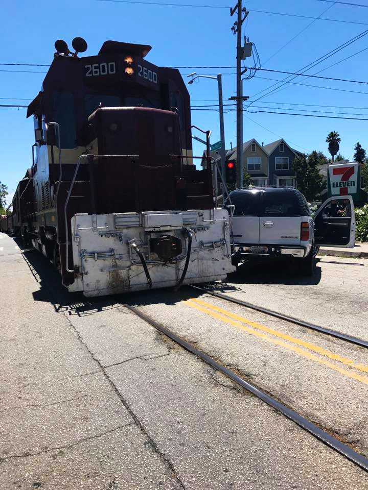 Roaring Camp Railroads train crashes in Santa Cruz No injuries