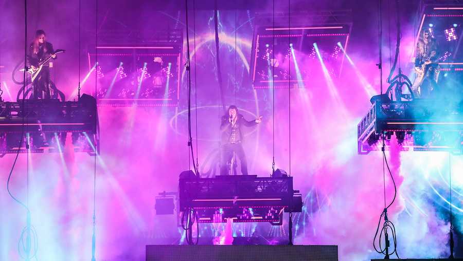 NEWARK, NEW JERSEY - DECEMBER 22: Trans-Siberian Orchestra performs onstage at Prudential Center on December 22, 2021 in Newark, New Jersey. (Photo by Manny Carabel/Getty Images)