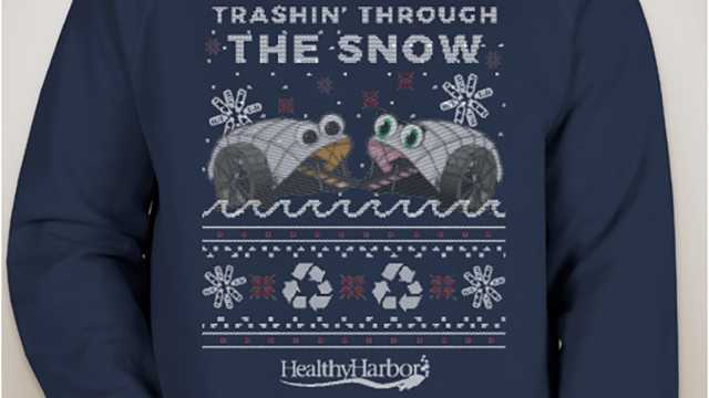 Trashin Through the Snow sweatshirt
