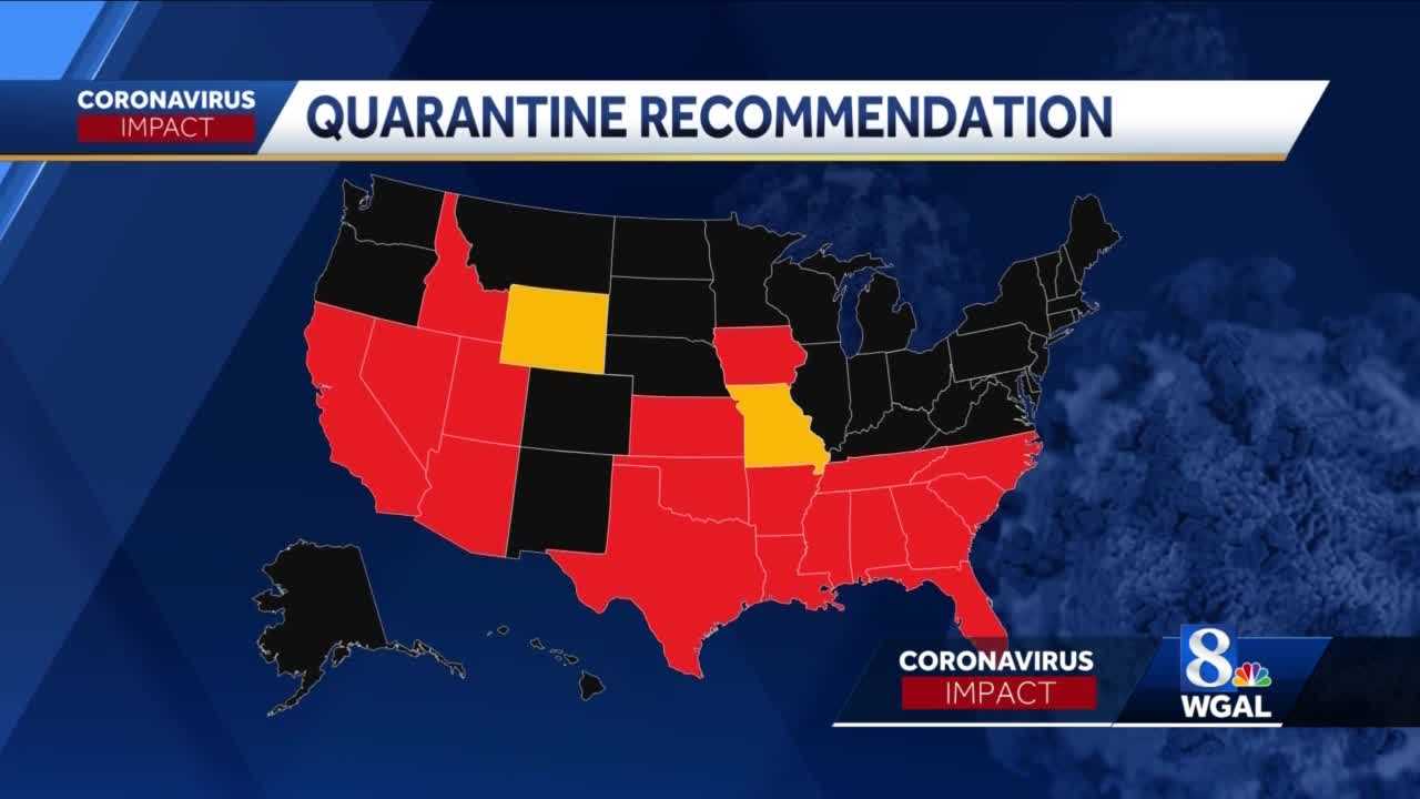 Travel Advisory: Pennsylvania Adds More Two States To Quarantine List