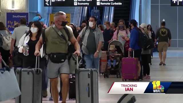 People flee Florida, arrive at BWI-Marshall amid Hurricane Ian - Vimarsana News