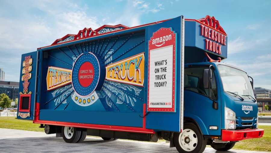 Amazon Treasure Truck rolling into Cincinnati