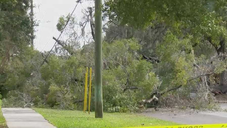 Powerful storms hit Central Florida