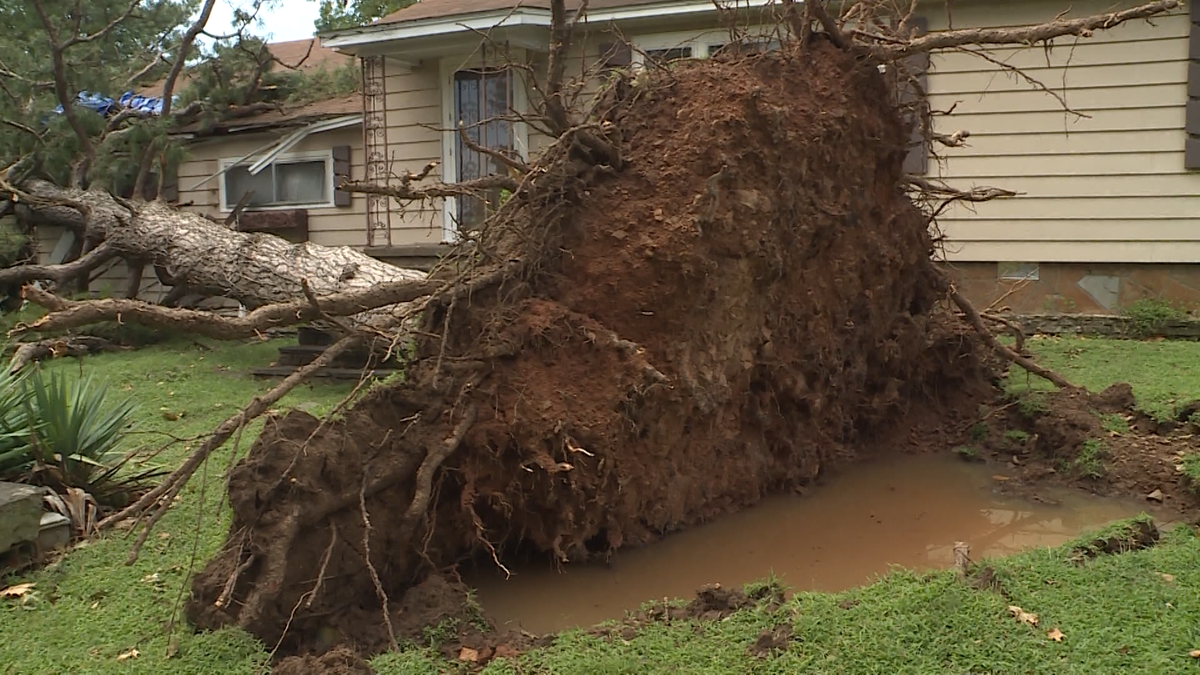 People in Crawford County clean up after storms