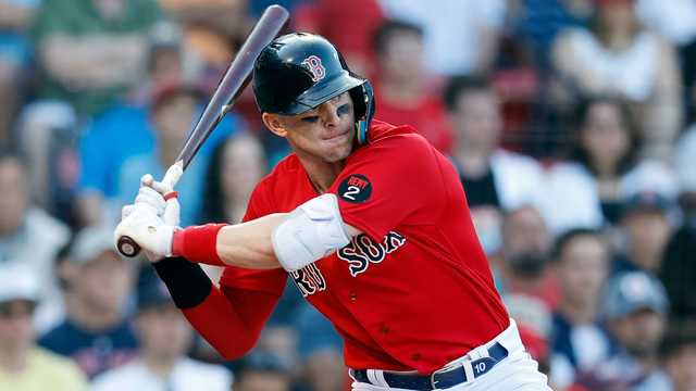 Trevor Story has hairline fracture near wrist, so Boston Red Sox shutting  him down from swinging for 10-14 days 