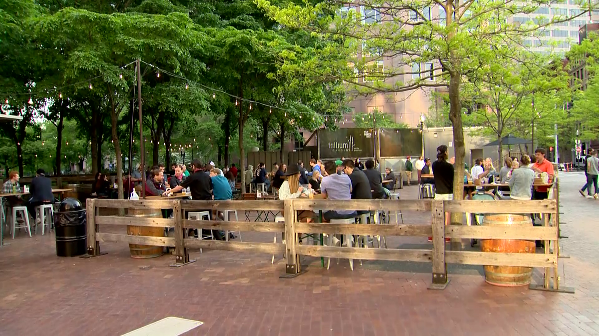 Trillium beer garden opens for fifth summer season on Boston's Greenway