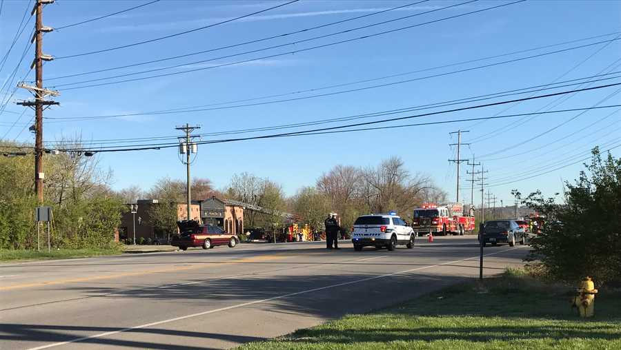 structure fire at trinity