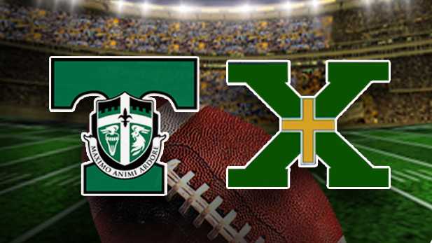 who won the st x trinity football game