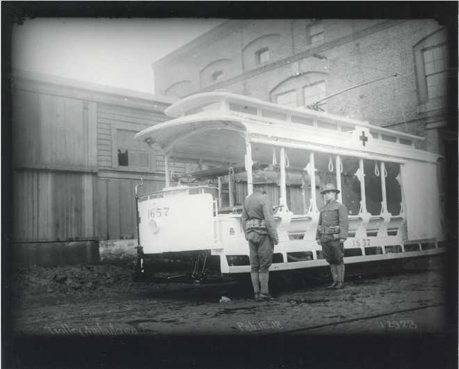 Over a century ago, Boston built a prototype ambulance on a trolley