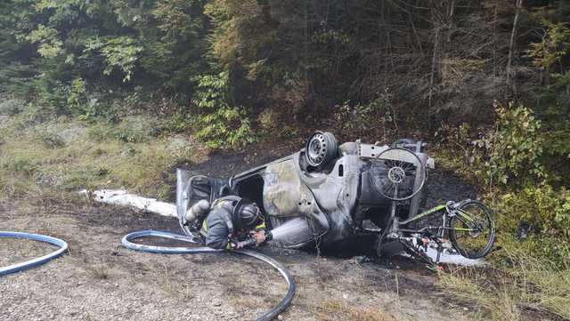 Good Samaritans pull man from fiery crash in Warner NH - Vimarsana News