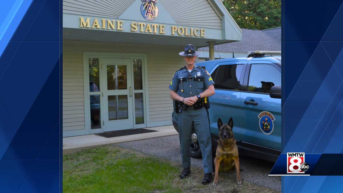 A Maine State Police corporal who made 70 drug arrests in 2018 has been named the department's