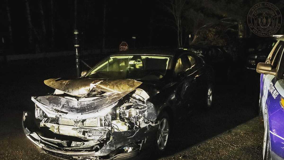 Mass Trooper Hospitalized After Head On Crash In Marshfield 5441