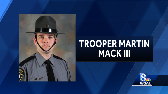 Viewing held for state trooper killed in line of duty