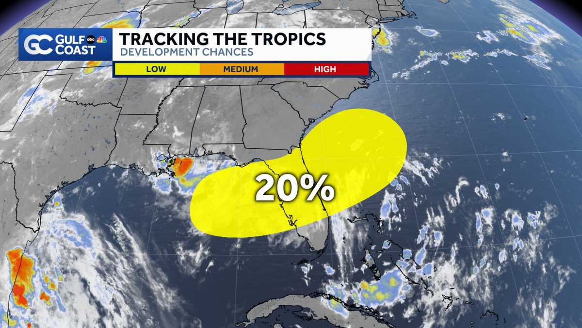 Disturbance brings stormy July 4th weekend to the Gulf Coast