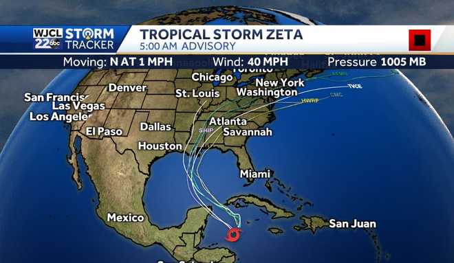 Tropical Storm Zeta may impact our weather. Here's the latest