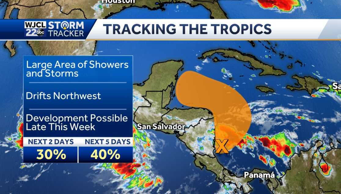 Another hot afternoon with severe storms possible after 2 pm - WJCL