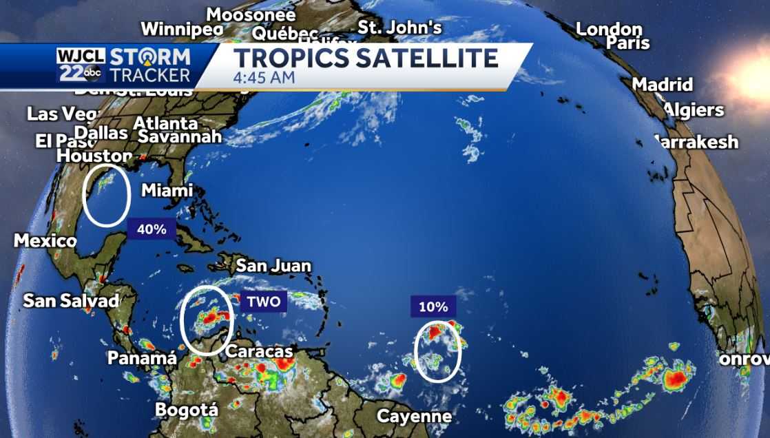 More showers and thunderstorms today with rain heavy at times - WJCL