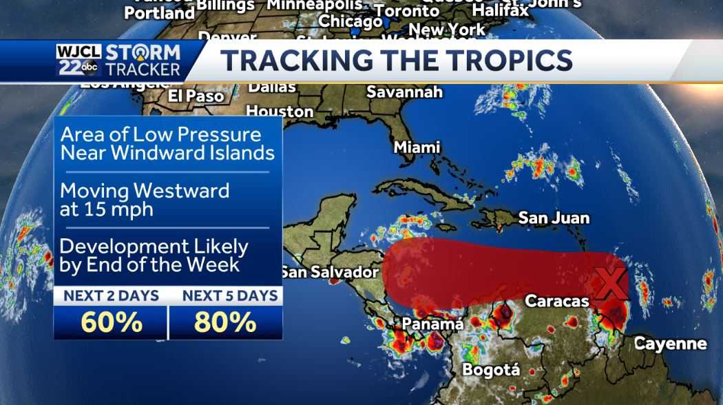Beautiful October weather today. Tracking tropical development - WJCL