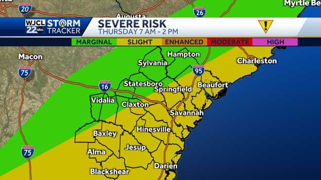 Dry weather today but rain and thunderstorms likely by Thursday