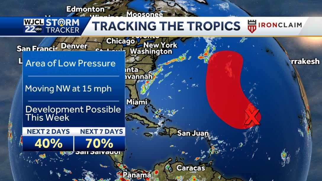 Hot today with isolated severe storms possible after 6 pm - WJCL