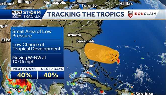 Tracking showers and thunderstorms by tomorrow and the tropics