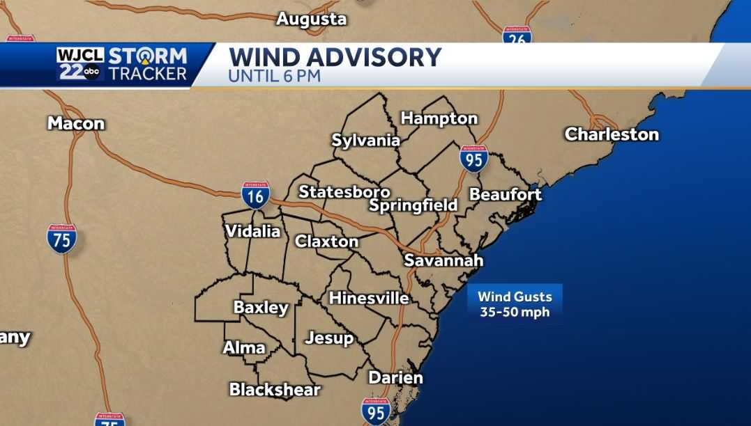 Severe thunderstorms possible for Coastal Georgia and Lowcountry - WJCL