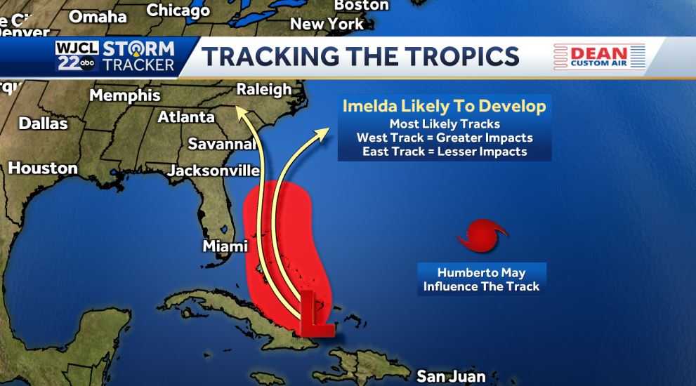 Tropical Storm Humberto forms in the Atlantic - WJCL