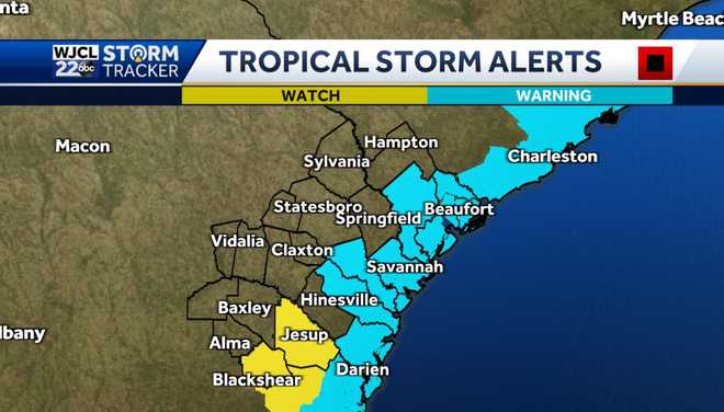 Nicole will track our way today. The latest track and impacts