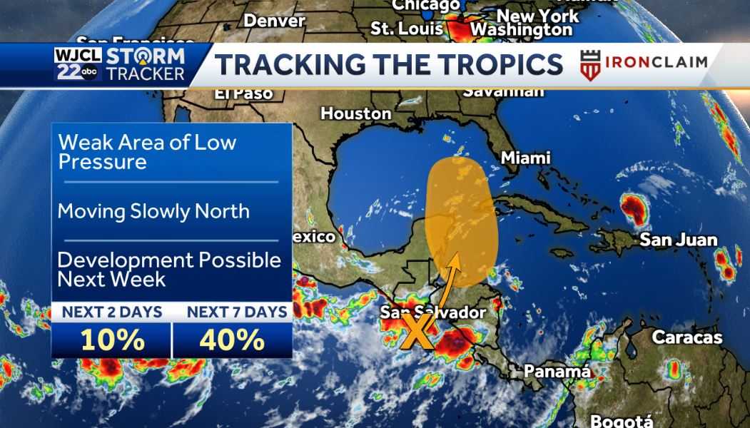 Tracking Tropical Storm Franklin and very hot weather this weekend - WJCL