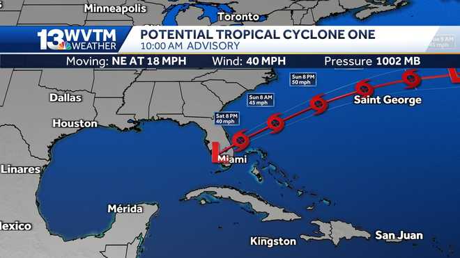 Tracking the Tropics: Tropical rainstorm impacting Florida