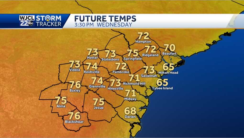 Lots of sun today-tomorrow but severe storms possible on Thursday - WJCL