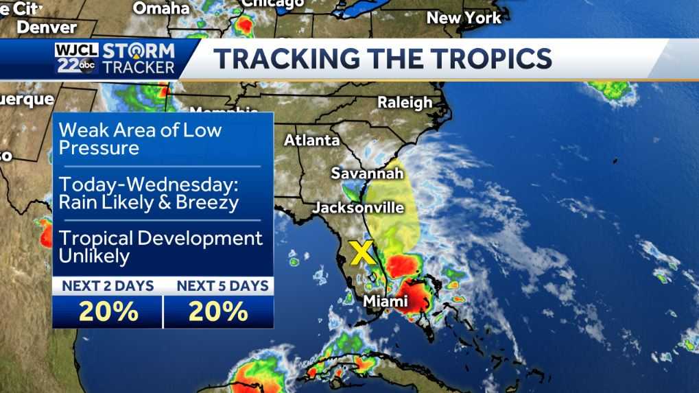 On and off rain throughout the day - WJCL