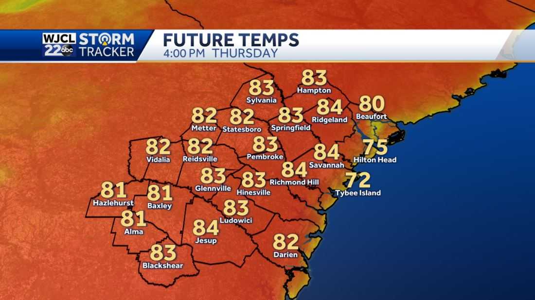 Dry weather continues but showers and storms in the forecast - WJCL