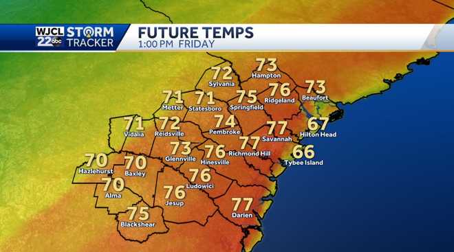 Warm and breezy next few days but much cooler by the weekend