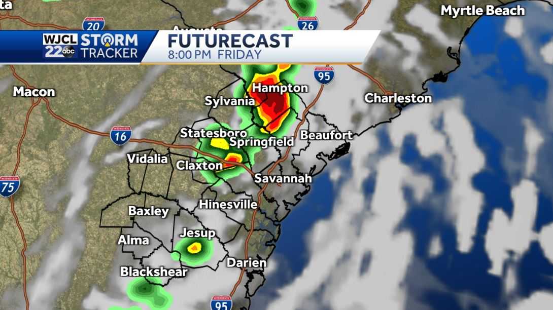 A hot one today with thunderstorms possible after 2 pm - WJCL