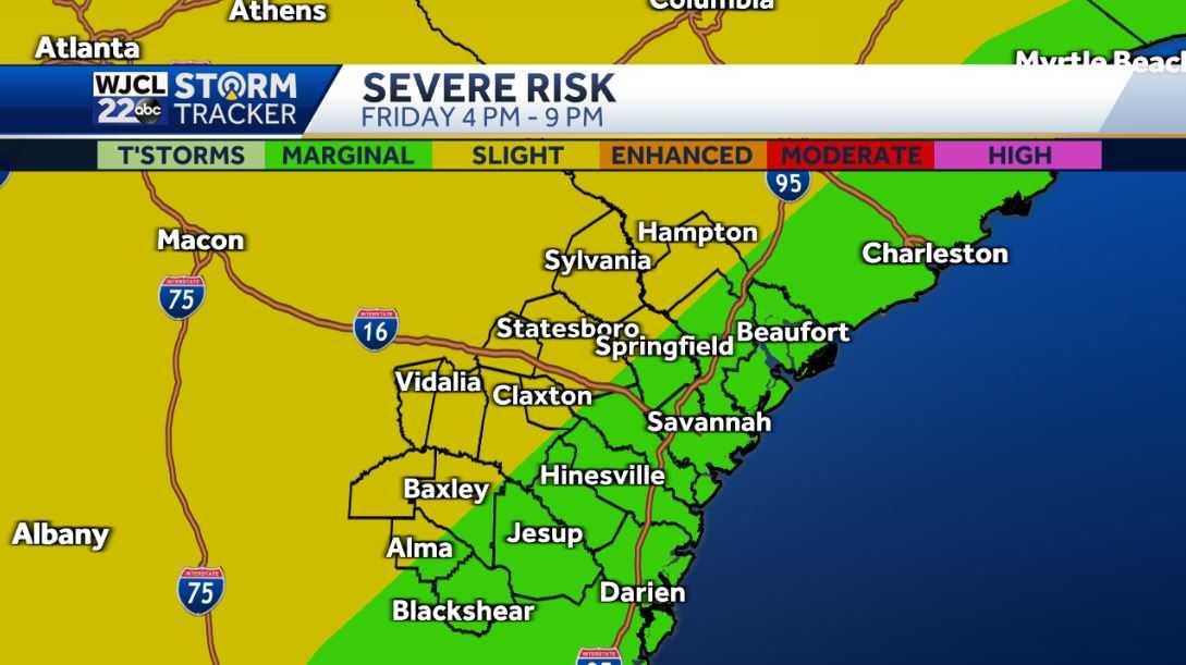 Summer-like weather and tracking possible severe storms tomorrow - WJCL