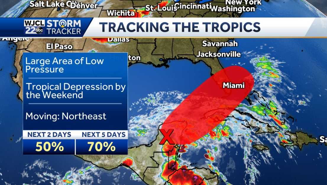 Hot weather in the forecast and tracking tropical development - WJCL