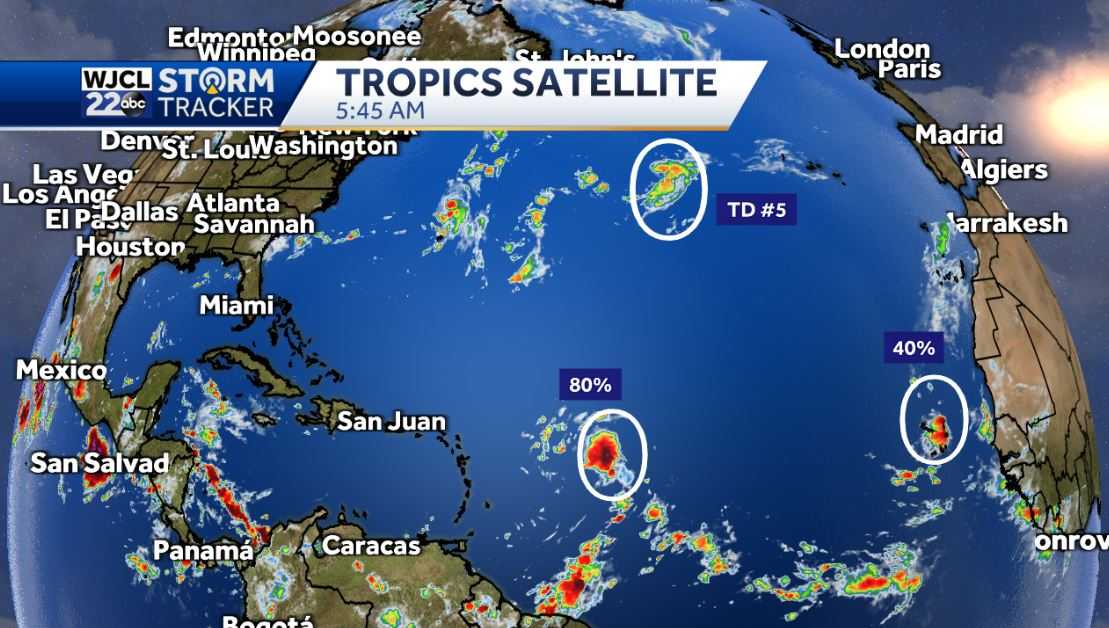 Good chance for rain today and tracking the Tropics - WJCL