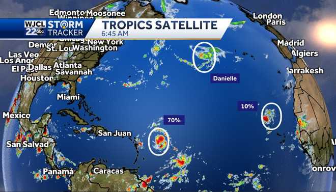 Afternoon storms for Labor Day weekend and tracking the tropics