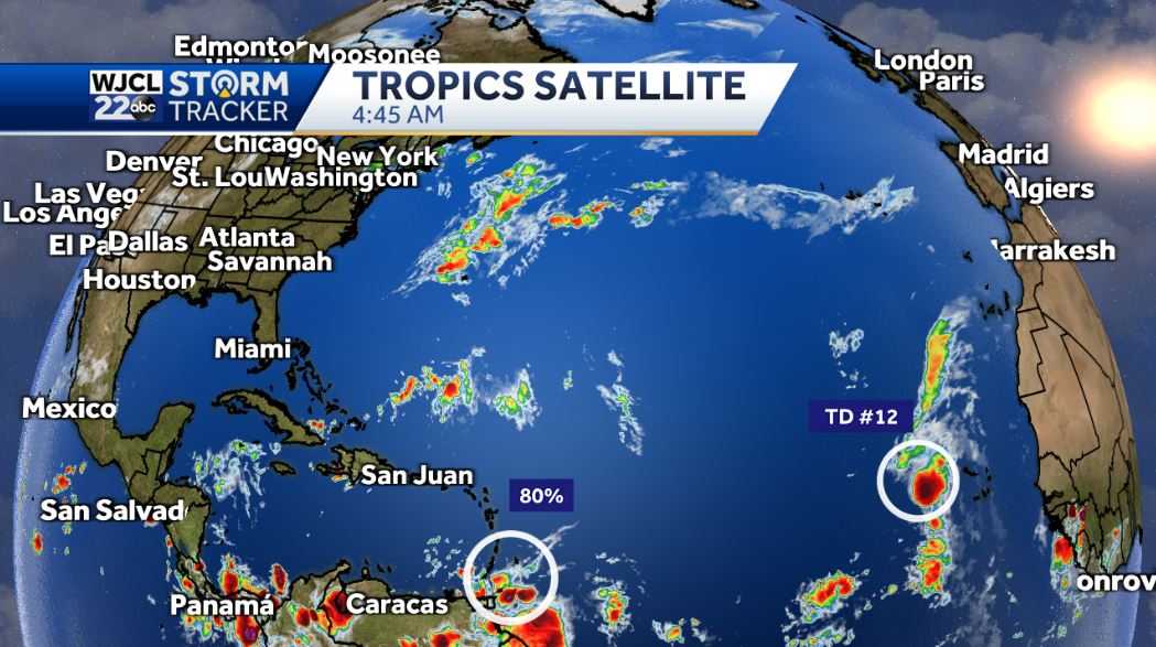 Beautiful October weather today. Tracking tropical development - WJCL