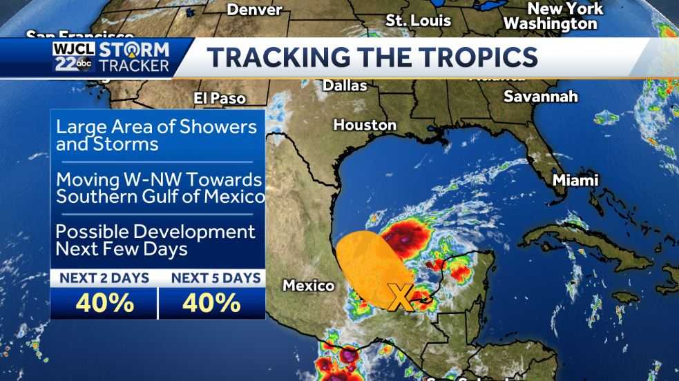 Tracking rain and thunderstorms by tomorrow - WJCL