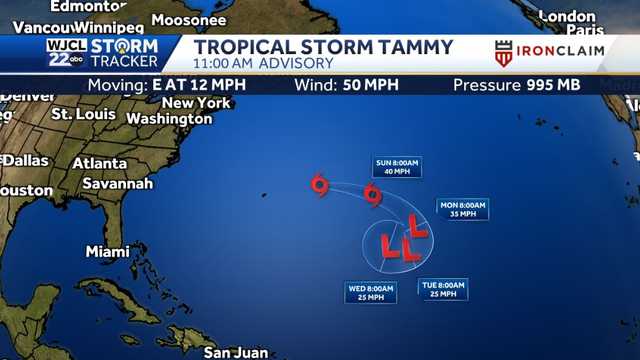 Tammy in the open Atlantic with powerful winds - Vimarsana News