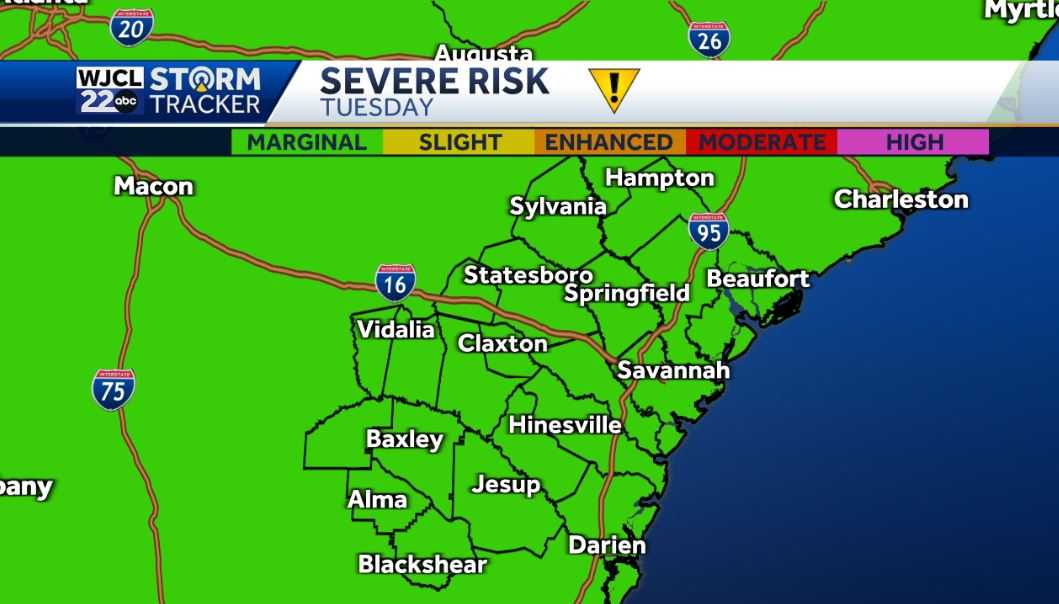 Umbrella needed today with rain likely after 3 pm - WJCL